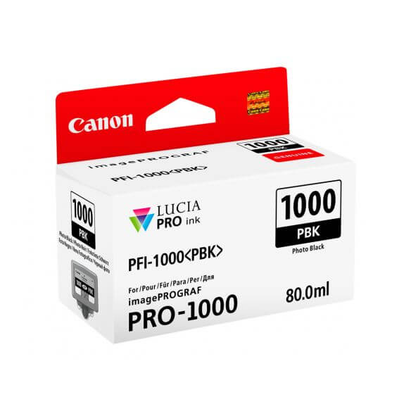 Canon PFI-1000 PBK - photo noire réservoir d'encre d'origine