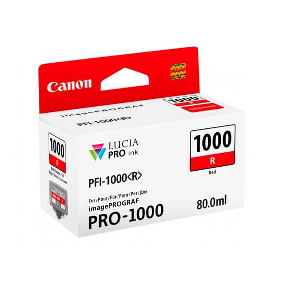 Canon PFI-1000 R - rouge réservoir d'encre d'origine