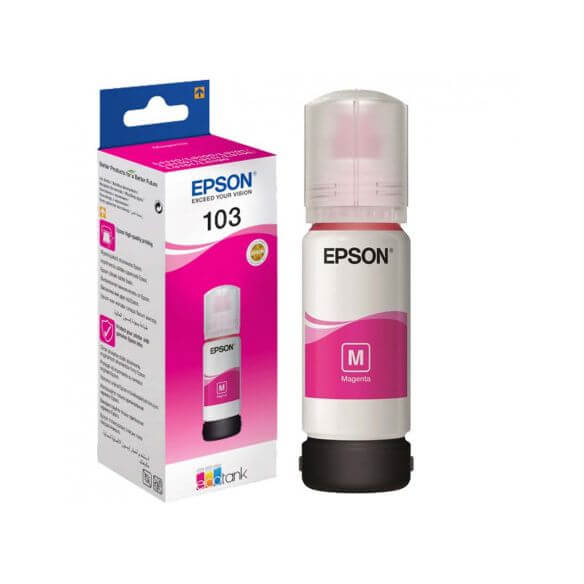 Flacon d'encre magenta série 103 Epson Ecotank (65 ml)