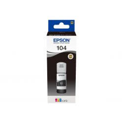 Flacon d'encre noire série 104 Epson Ecotank (65 ml) d'origine