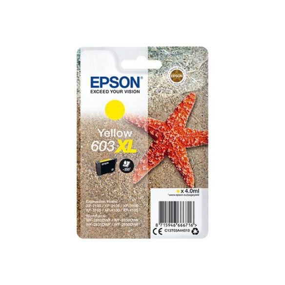 Epson 603XL - XL cartouche d'encre jaune d'origine