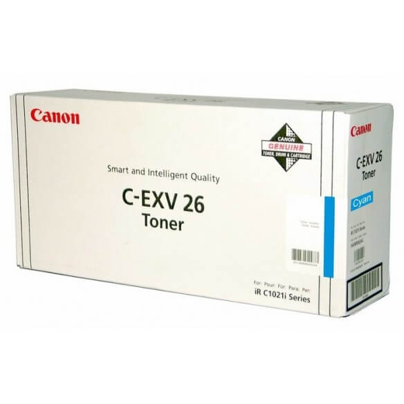 Canon C-EXV26 cartouche de toner cyan d'origine 6000 pages