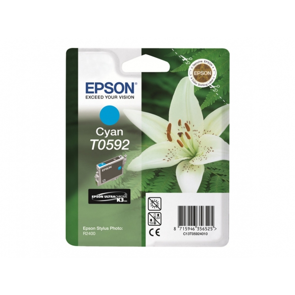 Epson T0592 - cyan cartouche d'encre d'origine