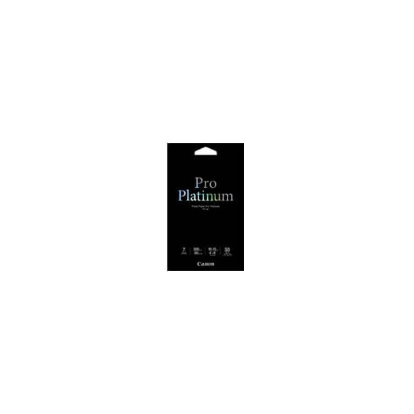 Canon Photo Paper Pro Platinum - papier photo - 50 feuille(s) - 101.6 x 152.4 mm