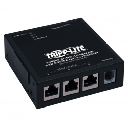 Minicom Tripp Lite 3Pt IP Serial Cons/Term Serv