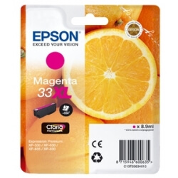 Epson 33 cartouche d'encre Magenta haute capacité pour ExpressionXP-530, 630, 635, 830 d'origine