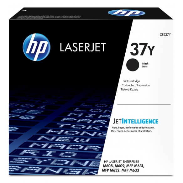HP 37Y cartouche de toner noir d'origine à rendement extrêmement élevé pour LaserJet (CF237Y)