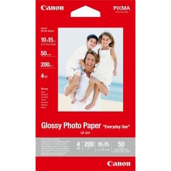canon - papegp-501 glossy photo 4x6 50 feuilles