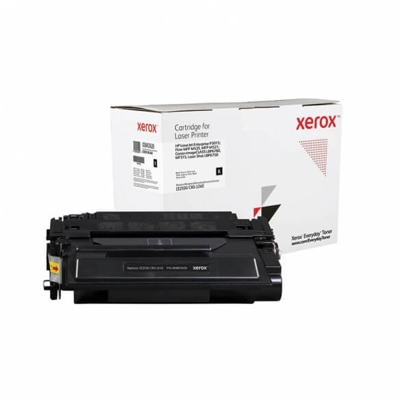 Cartouche de toner noir Xerox Everyday haute capacité pour imprimante LaserJet Enterprise P3011, P3015, MFP M521, Flow MFP M525