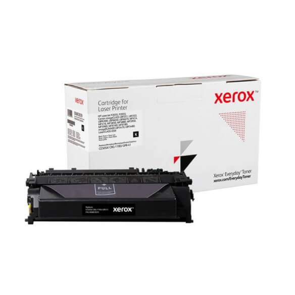 Cartouche de toner noir Xerox Everyday haute capacité pour imprimante LaserJet P2035, P2055, Canon imageCLASS LBP251...