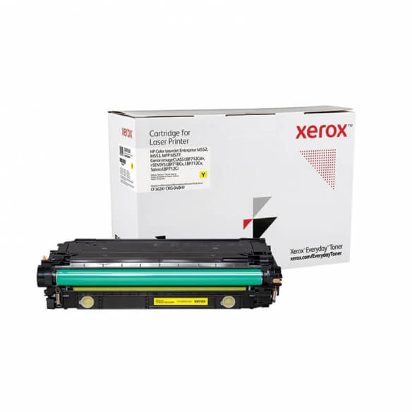Cartouche de toner jaune Xerox Everyday haute capacité pour imprimante Color LaserJet Enterprise M552, M553, MFP M577...