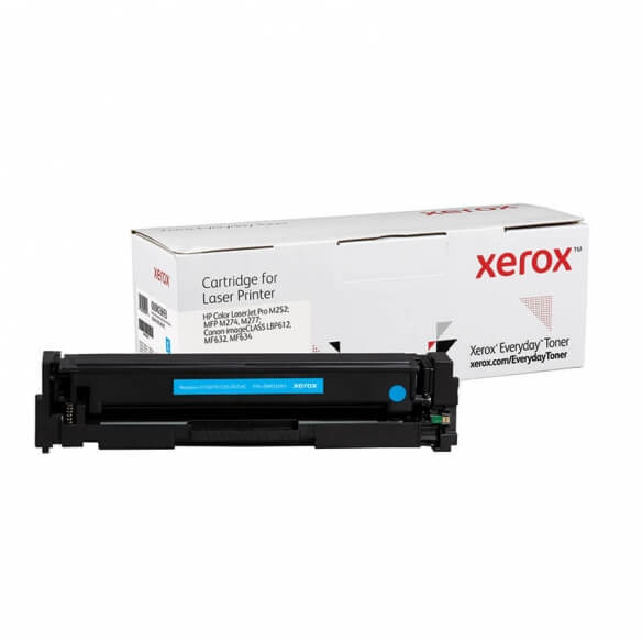 Cartouche de toner cyan Xerox Everyday haute capacité pour imprimante Color LaserJet Pro M252, MFP M274, M277...
