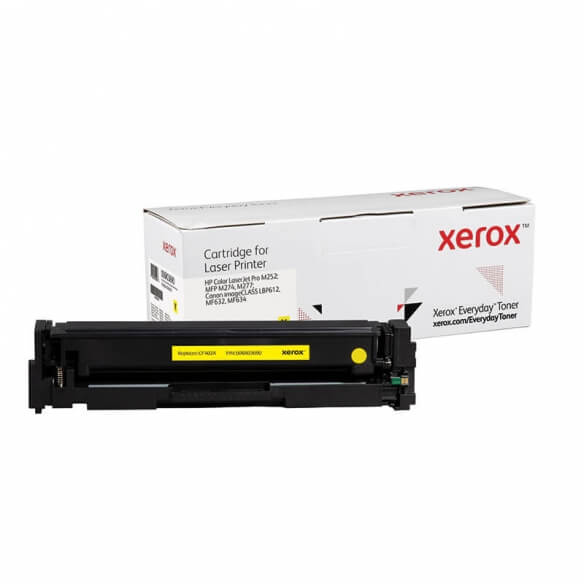 Cartouche de toner jaune Xerox Everyday pour imprimante Color LaserJet Pro M252, MFP M274, M277, Canon imageCLASS LBP612...