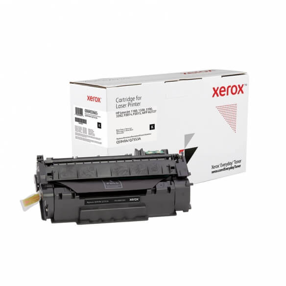 Cartouche de toner noir Xerox Everyday pour imprimante LaserJet 1160, 1320, 3390, 3392, P2014, P2015, MFP M2727