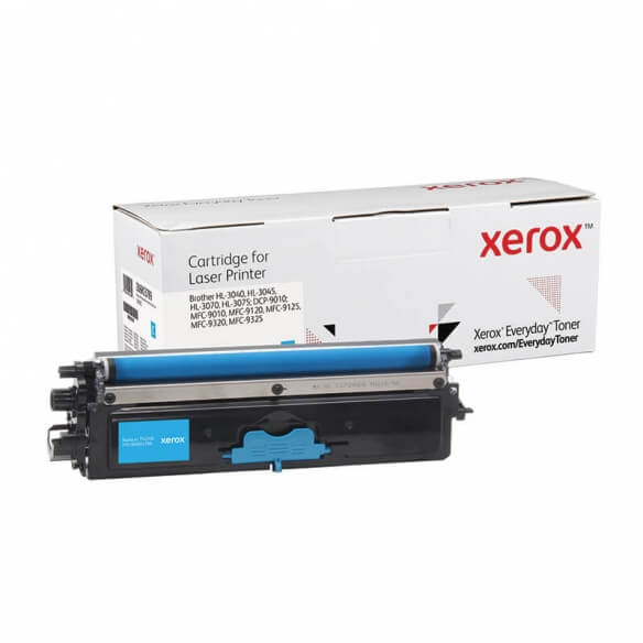 Cartouche de toner cyan Xerox Everyday pour imprimante Brother HL-3040, HL-3045, HL-3070, HL-3075, DCP-9010, MFC-9010...