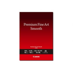 Canon Premium Fine Art Smooth FA-SM2 - papier photo - lisse - 25 feuille(s) - A3 Plus - 310 g/m²