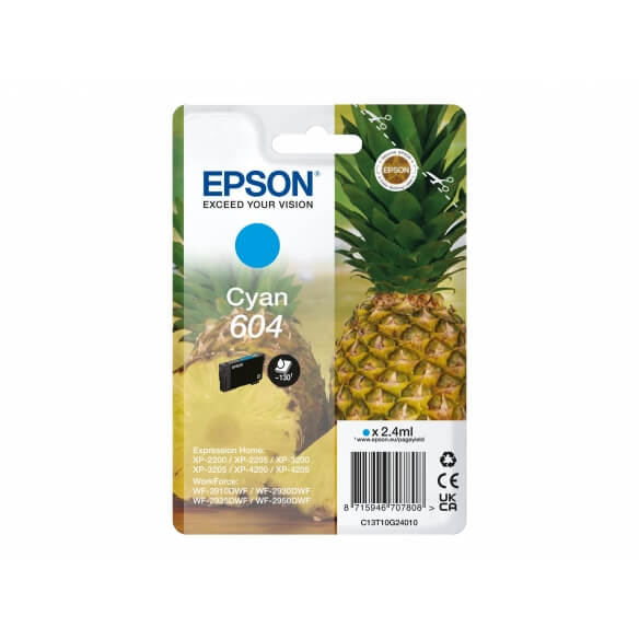 Epson 604 - cyan - original - cartouche d'encre