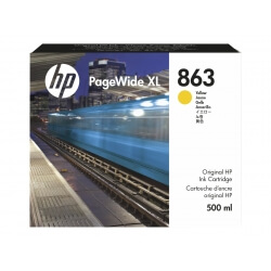HP 863 - jaune - original - PageWide XL - cartouche d'encre