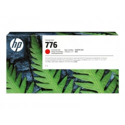 HP 776 - haute capacité - rouge chromatique - original - DesignJet - cartouche d'encre