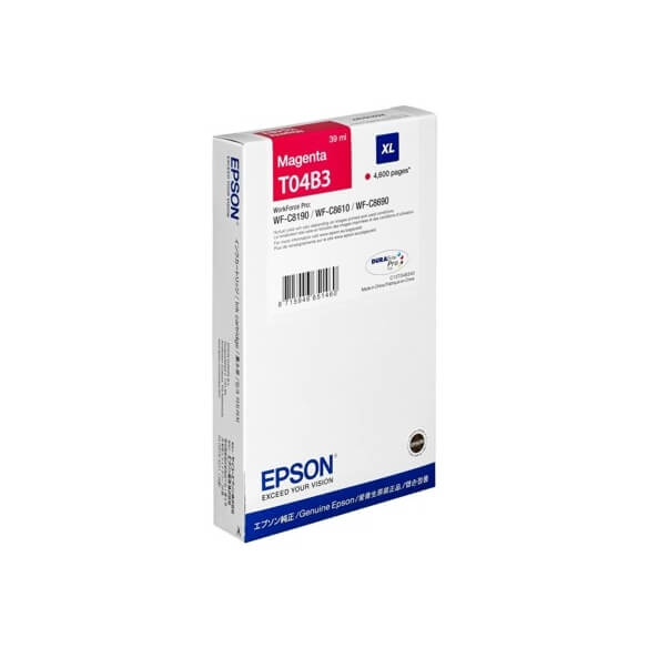Epson T04B3 - taille XL - magenta cartouche d'encre d'origine