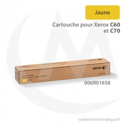 Cartouche de toner jaune pour la gamme Xerox C60 et C70