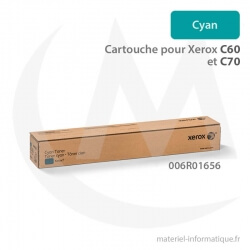 Cartouche de toner cyan pour la gamme Xerox C60 et C70