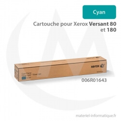 Cartouche de toner cyan pour Xerox Versant 80 et 180