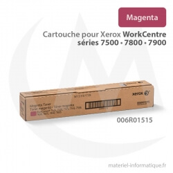 Cartouche de toner magenta pour Xerox WorkCentre séries 7500, 7800, 7900