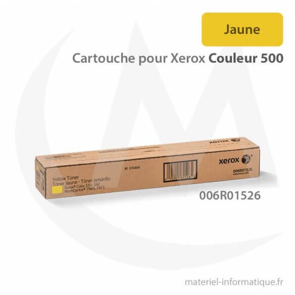 Cartouche de toner jaune de la gamme Xerox Couleur 500