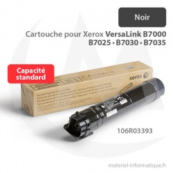 Cartouche de toner noir capacité standard pour Xerox VersaLink B7000