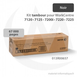 Kit tambour noir pour Xerox WorkCentre 7120, 7125, 7200i, 7220, 7225