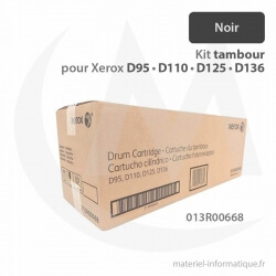 Kit tambour noir pour Xerox D95, D110, D125, D136