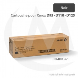 Cartouche de toner noir pour Xerox D95, D110, D125