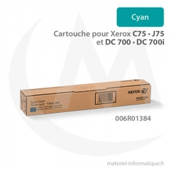 Cartouche de toner cyan pour Xerox C75, J75 et DC 700, DC 700i