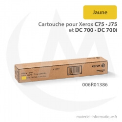 Cartouche de toner jaune pour Xerox C75, J75 et DC 700, DC 700i