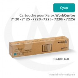 Cartouche de toner cyan pour Xerox WorkCentre 7120, 7125, 7220, 7225, 7220i, 7225i