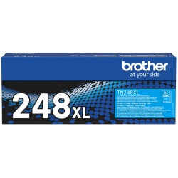 Brother TN248XLC cartouche de toner cyan d'origine haute capacité de 2300 pages