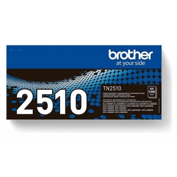 Brother TN-2510 cartouche de toner noir d'origine de 1200 pages