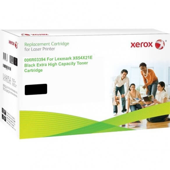 Compatible toner noir Xerox pour Lexmark X654X21E