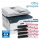 Offre groupée : imprimante multifonction wifi couleur Xerox C235 DNI + 1 jeu de consommable d'origine Xerox (standard)