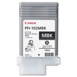 Canon PFI-102MBK Encre Pigment Noir Mat (130ml)