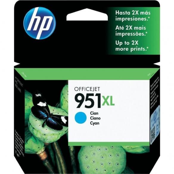 HP Cartouche d'encre Officejet cyan 951XL