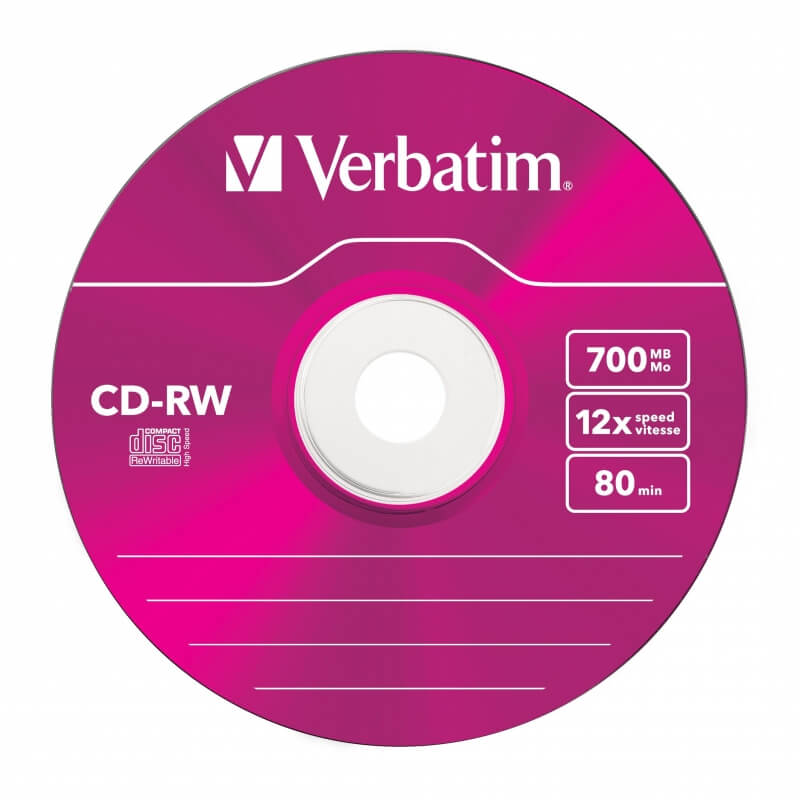 Verbatim CD-RW Colour 12x