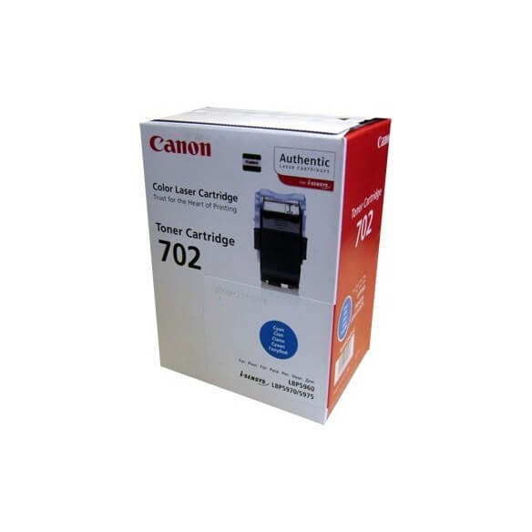Canon 702 / 9644A004 cartouche de toner cyan d'origine 6000 pages