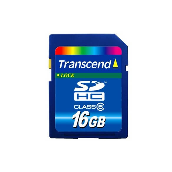 Transcend SDHC Card 16GB class 6 - 1