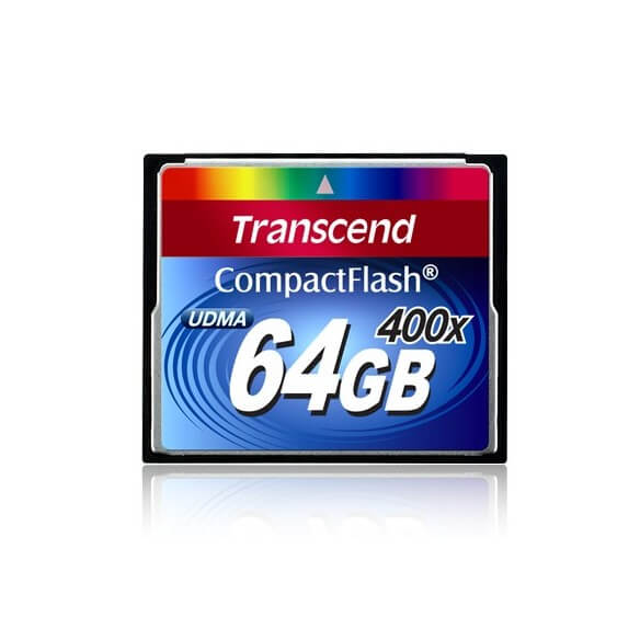 Transcend 400x CompactFlash Card, 64GB - 1