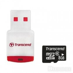 Transcend TS8GUSDHC10-P3 flash memory - 1