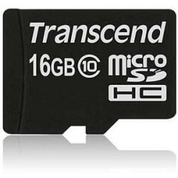 Transcend 16GB microSDHC - 1