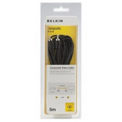 Belkin RCA cable M/M 5m Black - 1