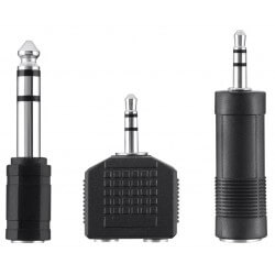 Belkin Adapter Audio 3.5-6.3 3.5mm Spltr Blk - 1